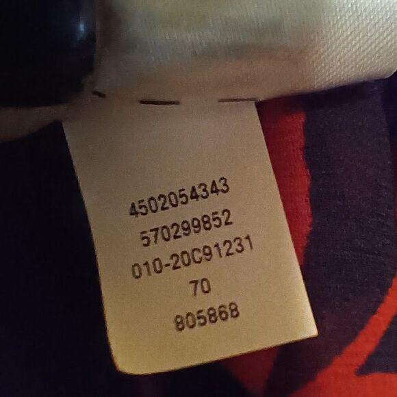 Chicos Blooms Ruffle Front Button Front Blouse-Size 1/US 8-Floral-Sheer-Chic - Picture 9 of 9